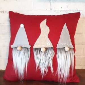 A Home For A Gnome Holiday - A Home For A Gnome Pillows A Home For A Gnome Holiday - A Home For A Gnome Pillows